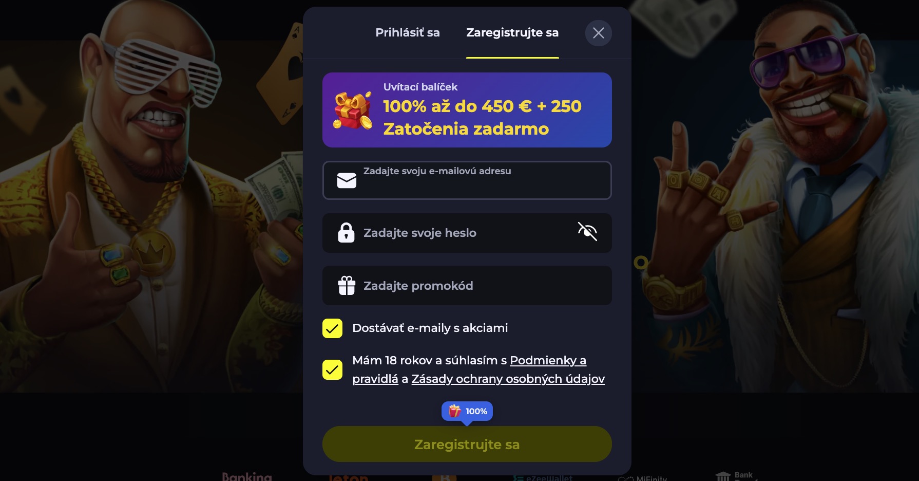 BDMbet Zaregistrujte sa